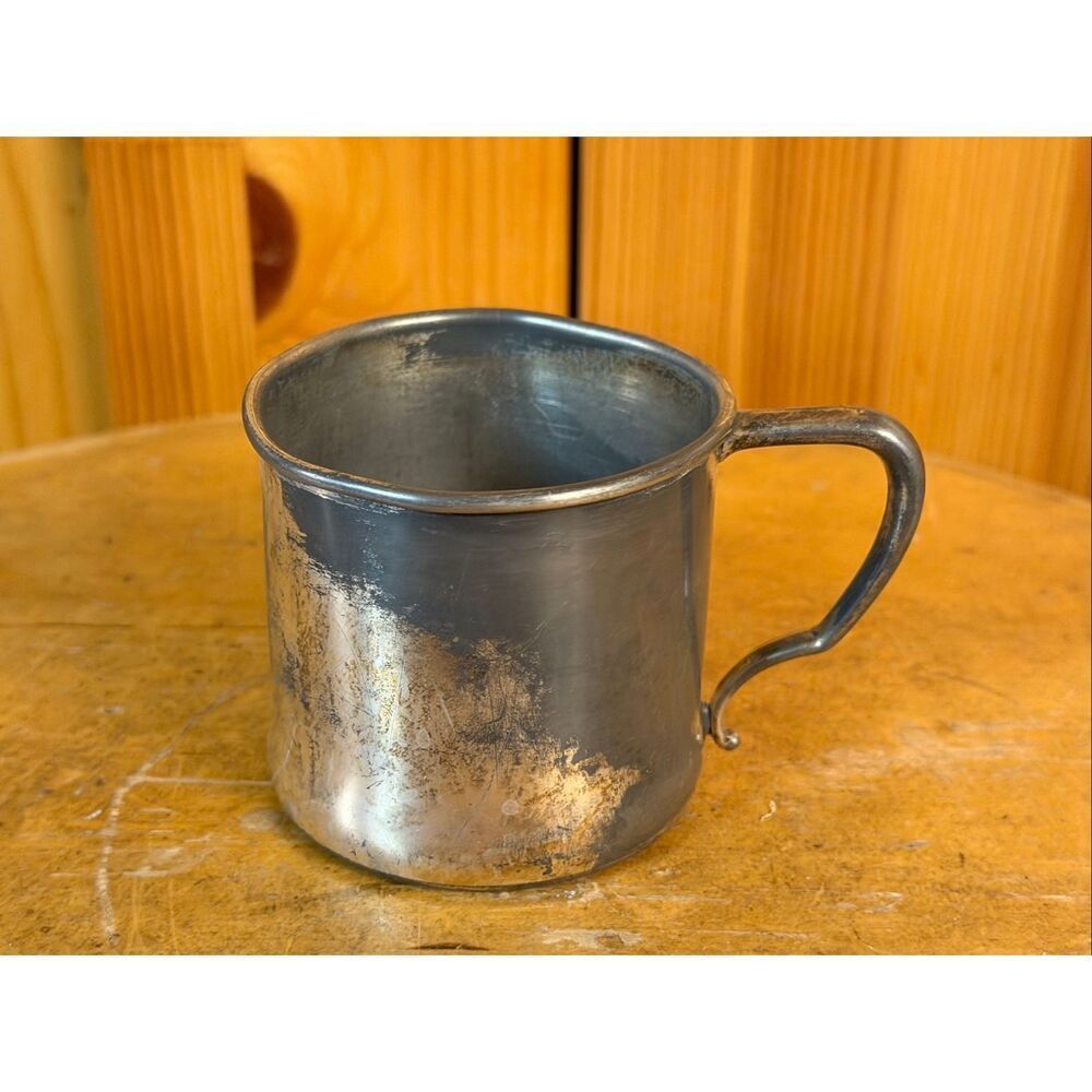 Vtg Silverplate Baby Cup Tudor Plate Oneida Community (6598)